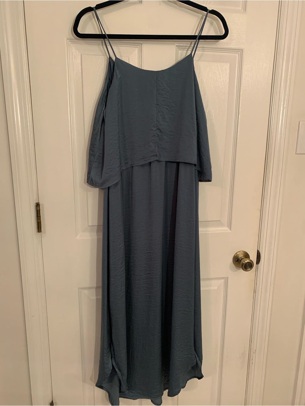 Ripe Maternity Nursing Slip Dress Petrol Blue Teal NWT Size L - Picture 2 of 5